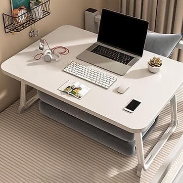 Складной походный стол, Б/у, МДФ, цвет - Белый at lalafo.kg Складной походный стол, Б/у, МДФ, цвет - Белый