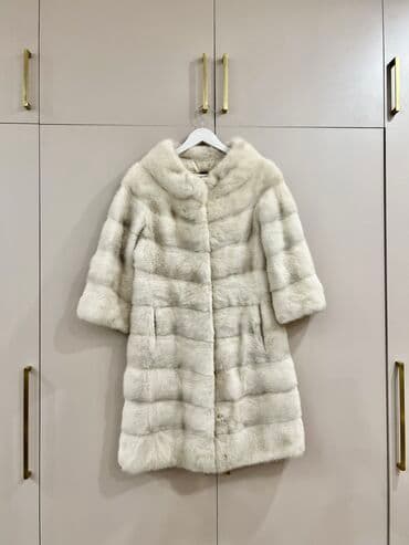 Шуба, Норка, По колено, M at lalafo.kg Шуба, Норка, По колено, M