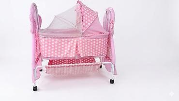 Люлька, Колыбель, Металл, цвет - Розовый at lalafo.kg Люлька, Колыбель, Металл, цвет - Розовый