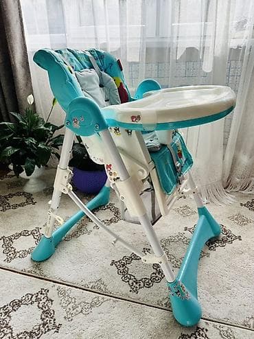 Детский стульчик для кормления - Модель с высоким основанием и at lalafo.kg Детский стульчик для кормления - Модель с высоким основанием и