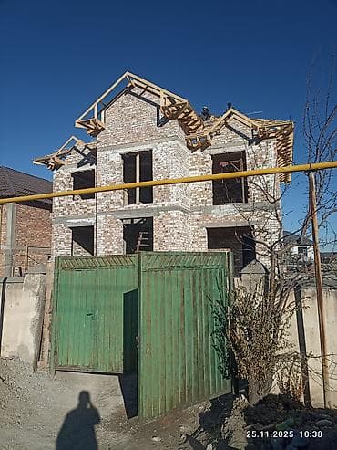 Кровельные работы под ключ. Монтаж стропильной системы и обрешётки для at lalafo.kg Кровельные работы под ключ. Монтаж стропильной системы и обрешётки для