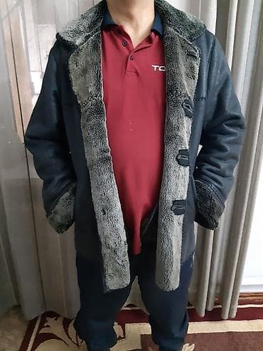 Дублёнка мужская. Классика. Мех искусственный. Размер 4XL (52-54) lalafo.kg да — 3 Дублёнка мужская. Классика. Мех искусственный. Размер 4XL (52-54) — 3