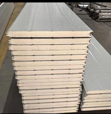 Сайдингдер: Сэндвич‑панели для стен/кровли - Тип: трёхслойные панели с замковым lalafo.kg да — 1 Сайдингдер: Сэндвич‑панели для стен/кровли - Тип: трёхслойные панели с замковым — 1