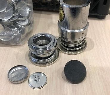 Бизнес үчүн климаттык жабдуулар: Комплект для обтяжки пуговиц тканью/кожей с ножкой делаем все размеры lalafo.kg да — 3 Бизнес үчүн климаттык жабдуулар: Комплект для обтяжки пуговиц тканью/кожей с ножкой делаем все размеры — 3