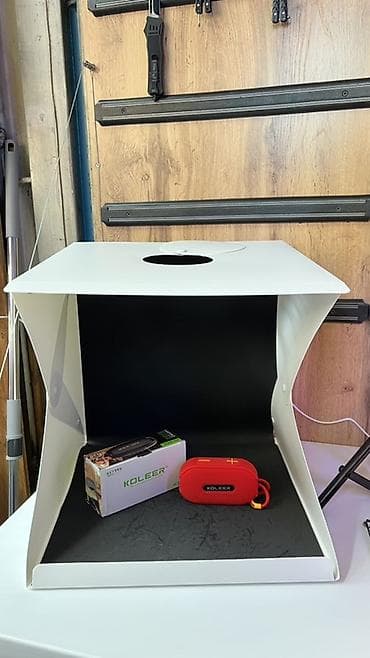 Складной фотобокс с верхним окном для съёмки предметов - Размер at lalafo.kg Складной фотобокс с верхним окном для съёмки предметов - Размер