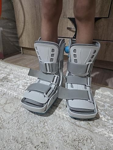 Ортездер: Ортопедические боты-брейсы (Walker Boots) для фиксации голеностопа – lalafo.kg да — 1 Ортездер: Ортопедические боты-брейсы (Walker Boots) для фиксации голеностопа – — 1