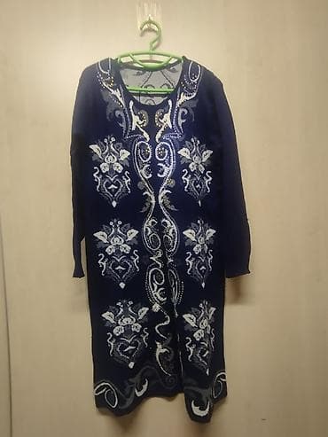 Повседневное платье, Зима, Длинная модель, Прямое, 5XL at lalafo.kg Повседневное платье, Зима, Длинная модель, Прямое, 5XL