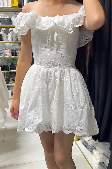 Повседневное платье, Италия, Лето, Короткая модель, Хлопок, M at lalafo.kg Повседневное платье, Италия, Лето, Короткая модель, Хлопок, M