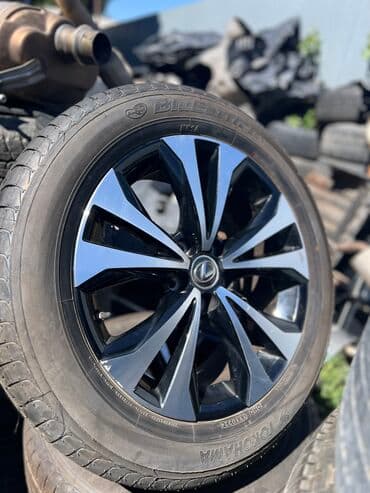 Колеса в сборе 225 / 60 / R 18, Всесезонная, Б/у, Комплект, Легковые, Литые, отверстий - 5 at lalafo.kg Колеса в сборе 225 / 60 / R 18, Всесезонная, Б/у, Комплект, Легковые, Литые, отверстий - 5