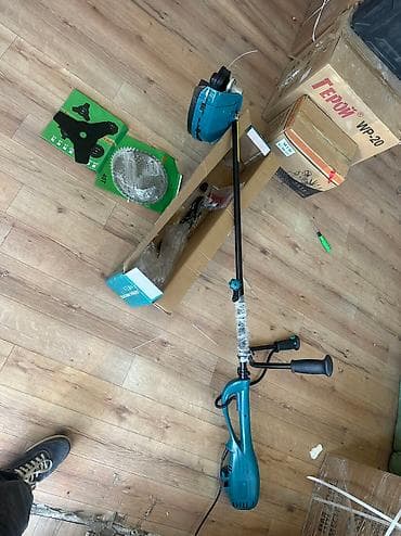 🔥Триммер электрический чоп чапкыч 3 насадки в комплекте одна леска 2 at lalafo.kg 🔥Триммер электрический чоп чапкыч 3 насадки в комплекте одна леска 2