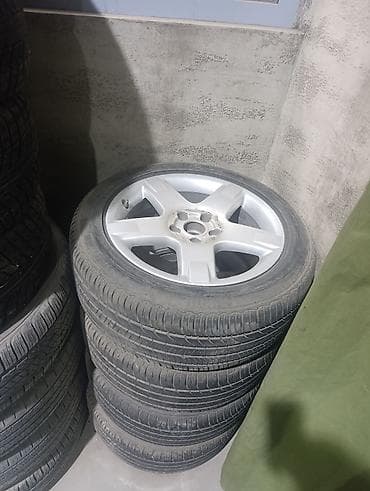 Колеса в сборе 225 / 50 / R 17, Лето, Б/у, Комплект, Легковые, Литые, отверстий - 5 at lalafo.kg Колеса в сборе 225 / 50 / R 17, Лето, Б/у, Комплект, Легковые, Литые, отверстий - 5