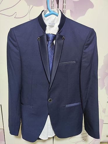 Мужской костюм, M, Daniel Perry, Б/у, цвет - Синий, Платная доставка at lalafo.kg Мужской костюм, M, Daniel Perry, Б/у, цвет - Синий, Платная доставка