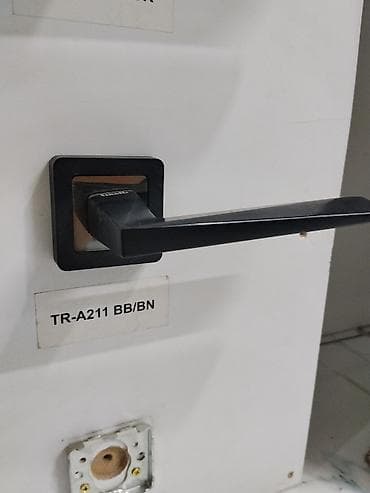Эшиктин туткасылар: Ручка дверная на розетке TR-810 BLACK / TR-A211 BB/BN - Тип lalafo.kg да — 2 Эшиктин туткасылар: Ручка дверная на розетке TR-810 BLACK / TR-A211 BB/BN - Тип — 2