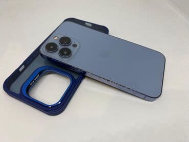 IPhone 13 Pro, Б/у, 128 ГБ, Голубой, Защитное стекло, Чехол, 87 % at lalafo.kg IPhone 13 Pro, Б/у, 128 ГБ, Голубой, Защитное стекло, Чехол, 87 %