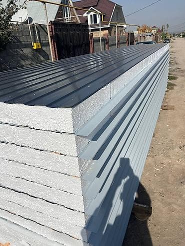 Толь: Сэндвич‑панели с утеплителем из пенополистирола (ППС) - Назначение at lalafo.kg — 3 Толь: Сэндвич‑панели с утеплителем из пенополистирола (ППС) - Назначение — 3