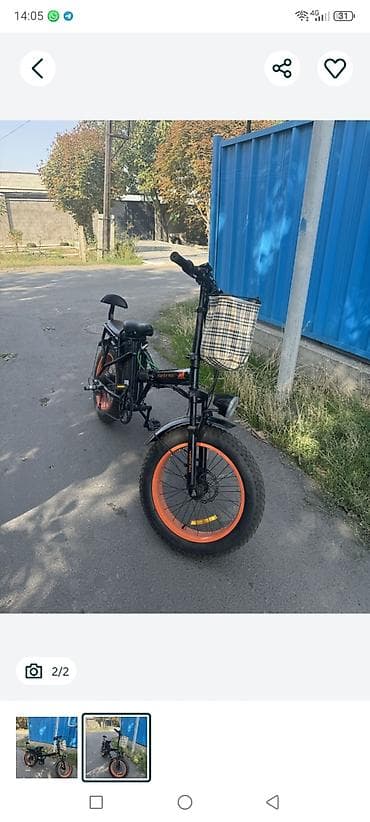 Электровелосипед, Б/у at lalafo.kg Электровелосипед, Б/у
