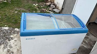 Морозильный ларь-витрина Muxxed с раздвижными стеклянными крышками at lalafo.kg Морозильный ларь-витрина Muxxed с раздвижными стеклянными крышками