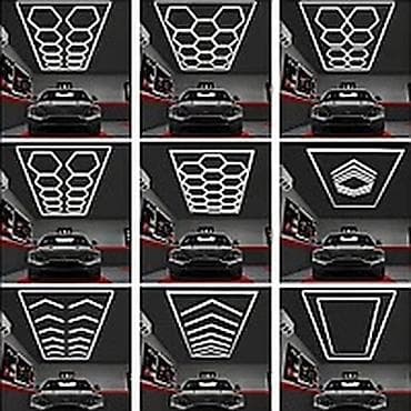 Модульное освещение «Соты» — комплект для создания эффектной световой lalafo.kg да — 4 Модульное освещение «Соты» — комплект для создания эффектной световой — 4