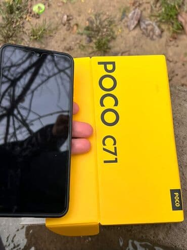 Poco C71, Б/у, 128 ГБ, цвет - Черный at lalafo.kg Poco C71, Б/у, 128 ГБ, цвет - Черный