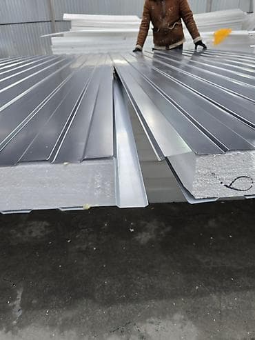 Толь: Сэндвич‑панели кровельные с утеплителем из пенополистирола (ППС) at lalafo.kg — 2 Толь: Сэндвич‑панели кровельные с утеплителем из пенополистирола (ППС) — 2