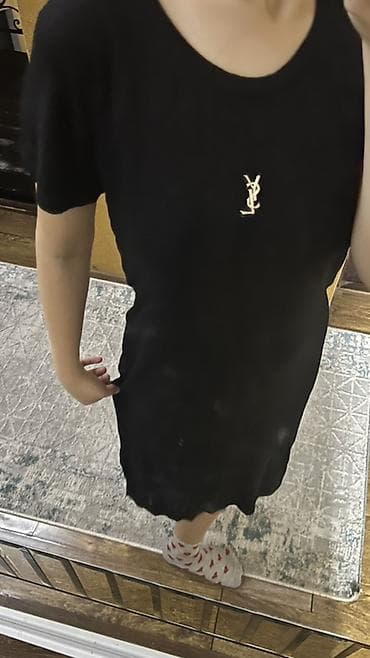 Лосиналар, леггинсылар: Черное платье-футляр YSL носили 2 раза, ткань лапша пропускает воздух lalafo.kg да — 4 Лосиналар, леггинсылар: Черное платье-футляр YSL носили 2 раза, ткань лапша пропускает воздух — 4