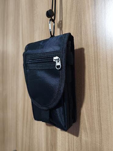 Компактная сумка-органайзер на шею/пояс из прочного водоотталкивающего at lalafo.kg Компактная сумка-органайзер на шею/пояс из прочного водоотталкивающего