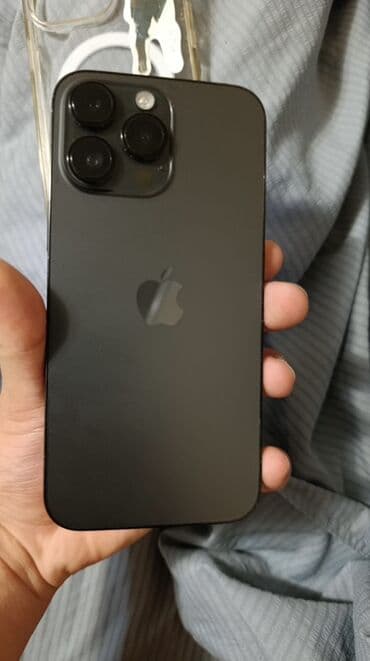 IPhone 14 Pro Max, Б/у, 256 ГБ, Черный, Чехол, 75 % at lalafo.kg IPhone 14 Pro Max, Б/у, 256 ГБ, Черный, Чехол, 75 %