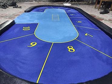 Продаётся покерный стол/столешница на 5 человек. МДФ, сукно. Размеры at lalafo.kg Продаётся покерный стол/столешница на 5 человек. МДФ, сукно. Размеры