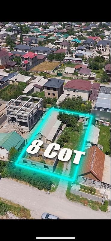 8 соток, Для строительства, Красная книга, Договор купли-продажи at lalafo.kg 8 соток, Для строительства, Красная книга, Договор купли-продажи
