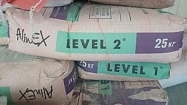 Самовыравнивающиеся смеси AlinEX LEVEL 1 и LEVEL 2, мешки по 25 кг at lalafo.kg Самовыравнивающиеся смеси AlinEX LEVEL 1 и LEVEL 2, мешки по 25 кг