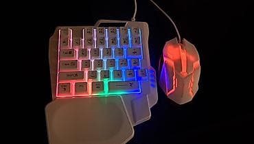 Клавиатура, Мембранная, Проводное подключение, Размер: 40% at lalafo.kg Клавиатура, Мембранная, Проводное подключение, Размер: 40%