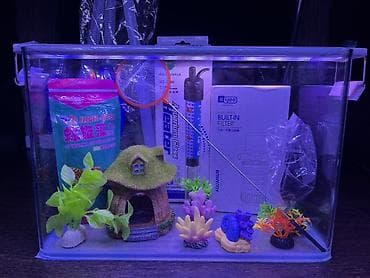 Продаю аквариум Полный комплект для запуска аквариума. В Комплекте at lalafo.kg Продаю аквариум Полный комплект для запуска аквариума. В Комплекте