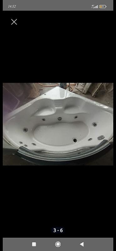 Джакузи, Угловая, Акрил at lalafo.kg Джакузи, Угловая, Акрил