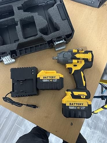 Аккумуляторный ударный гайковерт (бесщеточный) Комплектация: - lalafo.kg да — 4 Аккумуляторный ударный гайковерт (бесщеточный) Комплектация: - — 4