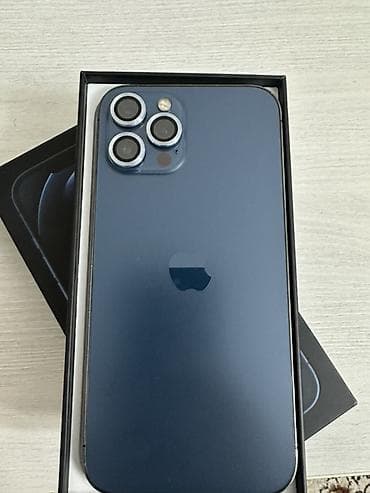 IPhone 12 Pro Max, Б/у, 128 ГБ, Pacific Blue, Коробка, 78 % at lalafo.kg IPhone 12 Pro Max, Б/у, 128 ГБ, Pacific Blue, Коробка, 78 %