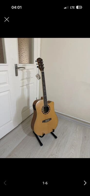 Продается электроакустическая гитара 41 размер в новом состоянии at lalafo.kg Продается электроакустическая гитара 41 размер в новом состоянии