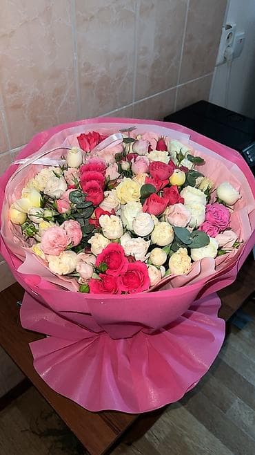 Цветы розы букет at lalafo.kg Цветы розы букет