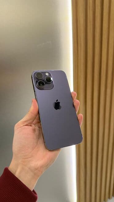IPhone 14 Pro Max, Б/у, 256 ГБ, Deep Purple, Кабель, Коробка, 84 % at lalafo.kg IPhone 14 Pro Max, Б/у, 256 ГБ, Deep Purple, Кабель, Коробка, 84 %