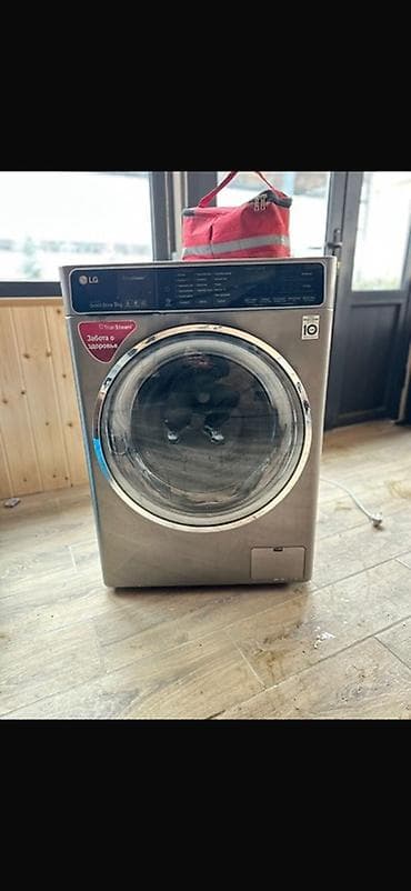 Стиральная машина LG фронтальная, серия TrueSteam, Direct Drive at lalafo.kg Стиральная машина LG фронтальная, серия TrueSteam, Direct Drive