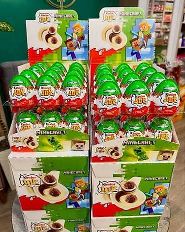Kinder Joy Minecraft — лимитированная серия шоколадного десерта с at lalafo.kg Kinder Joy Minecraft — лимитированная серия шоколадного десерта с