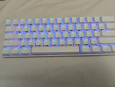 Клавиатура, Механическая, Bluetooth, Проводное подключение, Размер: 60% at lalafo.kg Клавиатура, Механическая, Bluetooth, Проводное подключение, Размер: 60%