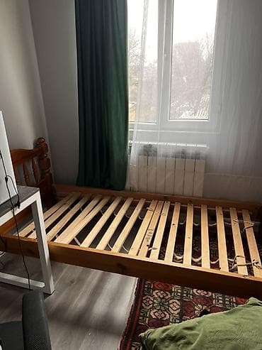 Односпальная кровать, Каркас без матраса, длина - 190 см at lalafo.kg Односпальная кровать, Каркас без матраса, длина - 190 см