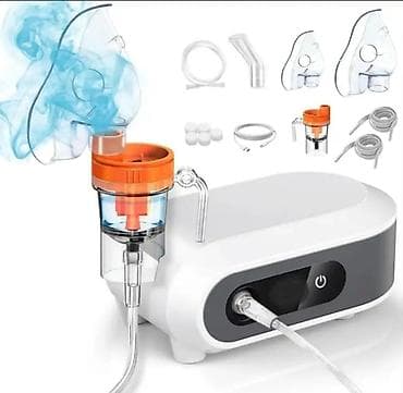 Компрессорный небулайзер для ингаляций Компактный настольный at lalafo.kg Компрессорный небулайзер для ингаляций Компактный настольный