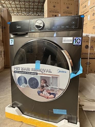 Стиральная машина автомат, Новый, Midea, До 7 кг, Фронтальная, Оптом at lalafo.kg — 4 Стиральная машина автомат, Новый, Midea, До 7 кг, Фронтальная, Оптом — 4