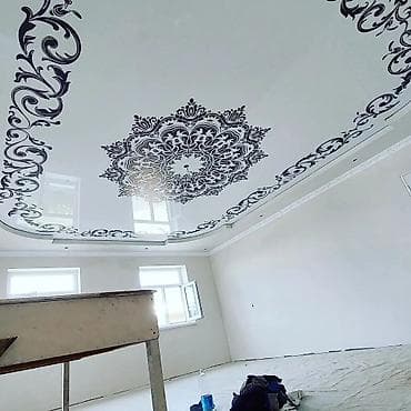Натяжной потолок Глянцевое, Матовое, 3D потолки Монтаж, Гарантия, Демонтаж at lalafo.kg Натяжной потолок Глянцевое, Матовое, 3D потолки Монтаж, Гарантия, Демонтаж