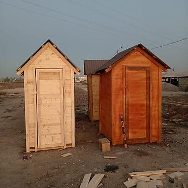 Кабинкасы бар биодааратканалар: Даараткана кабинасы, будка, Материалы: Жыгач lalafo.kg да — 1 Кабинкасы бар биодааратканалар: Даараткана кабинасы, будка, Материалы: Жыгач — 1