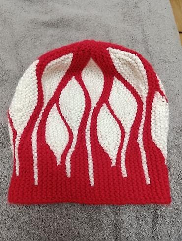 Шапка, Бини, Пряжа, Вязаная модель at lalafo.kg Шапка, Бини, Пряжа, Вязаная модель
