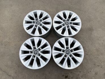 Литые Диски R 15 Toyota, Комплект, отверстий - 5, Б/у at lalafo.kg Литые Диски R 15 Toyota, Комплект, отверстий - 5, Б/у