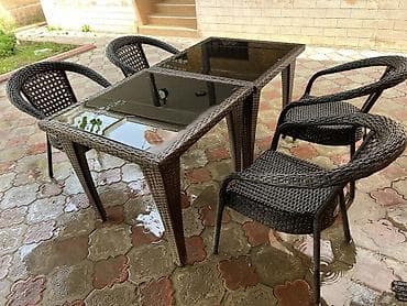 Бычуучу столдор: Бакча үстөлү Ротанг, Өзү алып кетүү lalafo.kg да — 4 Бычуучу столдор: Бакча үстөлү Ротанг, Өзү алып кетүү — 4