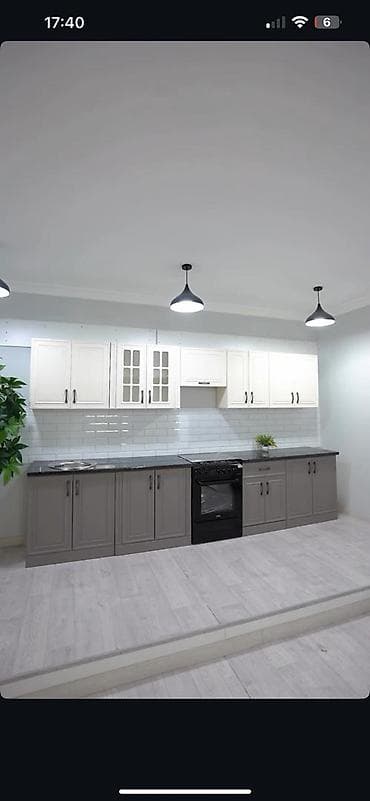 Кухонный гарнитур, цвет - Серый at lalafo.kg Кухонный гарнитур, цвет - Серый